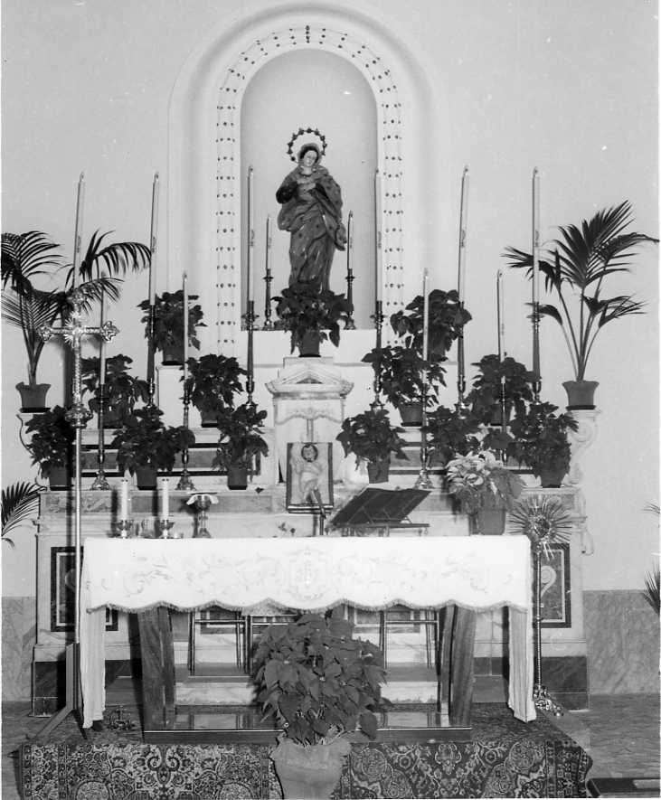 altare maggiore - bottega campana (sec. XIX)