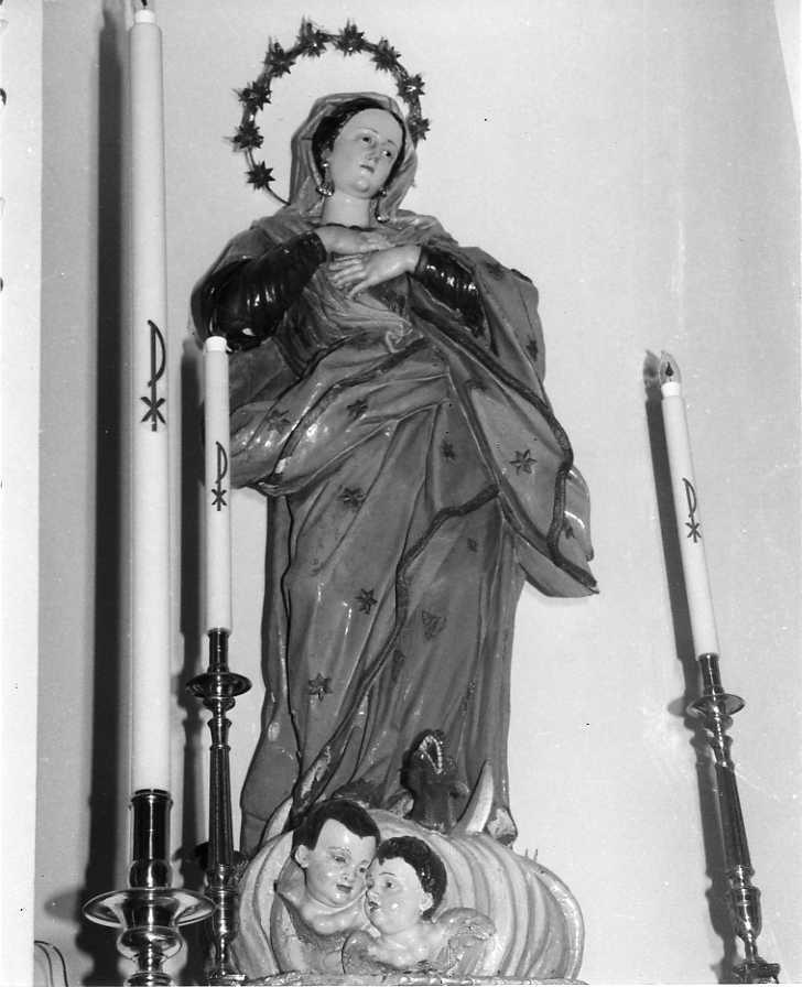 Madonna Immacolata (statua) - bottega campana (prima metà sec. XIX)