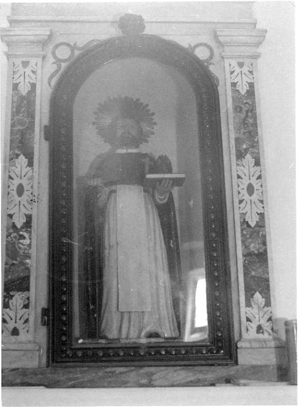 mostra architettonica d'altare - bottega campana (sec. XX)