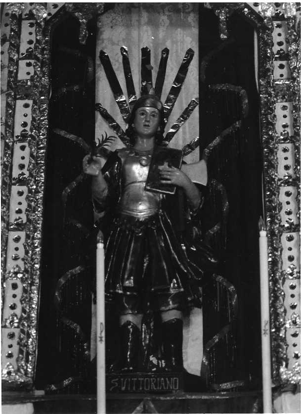 San Vittoriano (statua) - bottega campana (seconda metà sec. XIX)