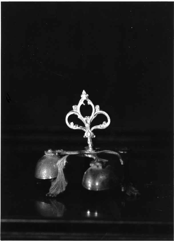 campanello d'altare multiplo - bottega campana (inizio sec. XX)