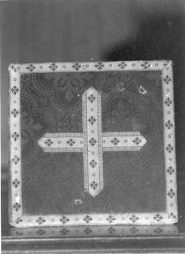 borsa del corporale - manifattura campana (secc. XVIII/ XIX)