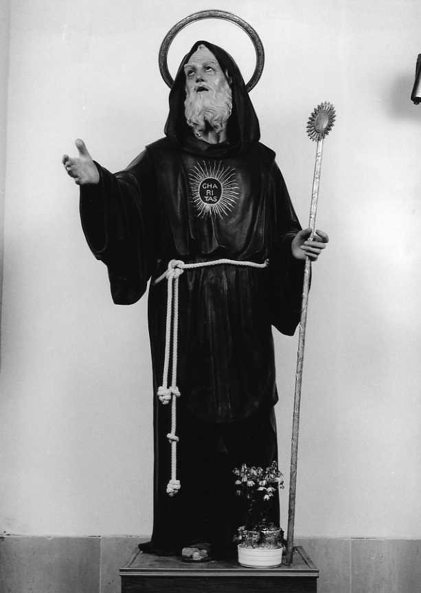 San Francesco di Paola (statua) - bottega campana (sec. XIX)