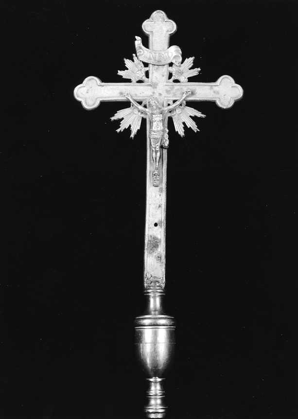 Cristo crocifisso (crocifisso) - bottega campana (fine sec. XIX)