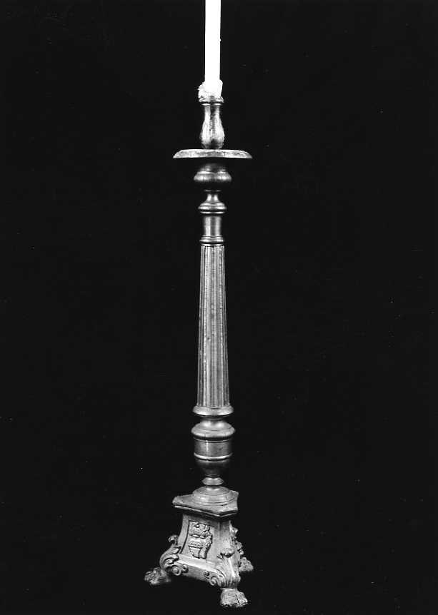 candeliere, serie - bottega campana (fine sec. XIX)