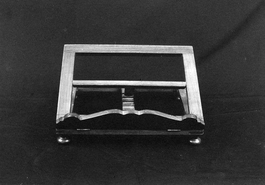 leggio da tavolo - pieghevole - bottega campana (fine sec. XIX)