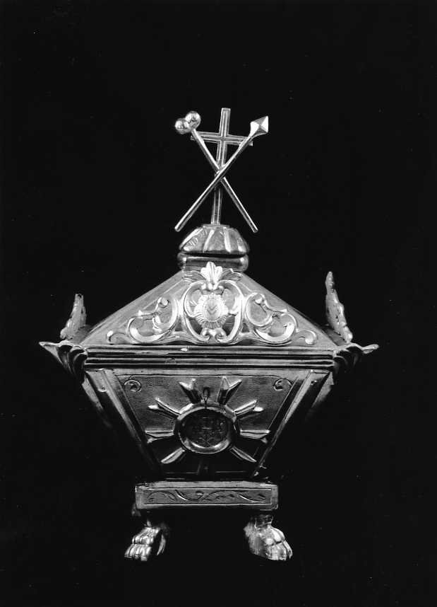 reliquiario - bottega campana (fine sec. XIX)