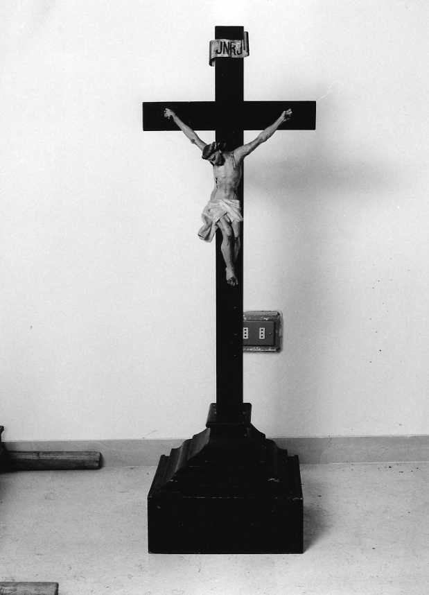 Cristo crocifisso (crocifisso) - bottega campana (fine sec. XIX)