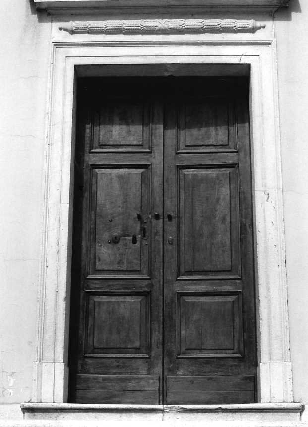 portone - a due battenti - bottega campana (sec. XIX)