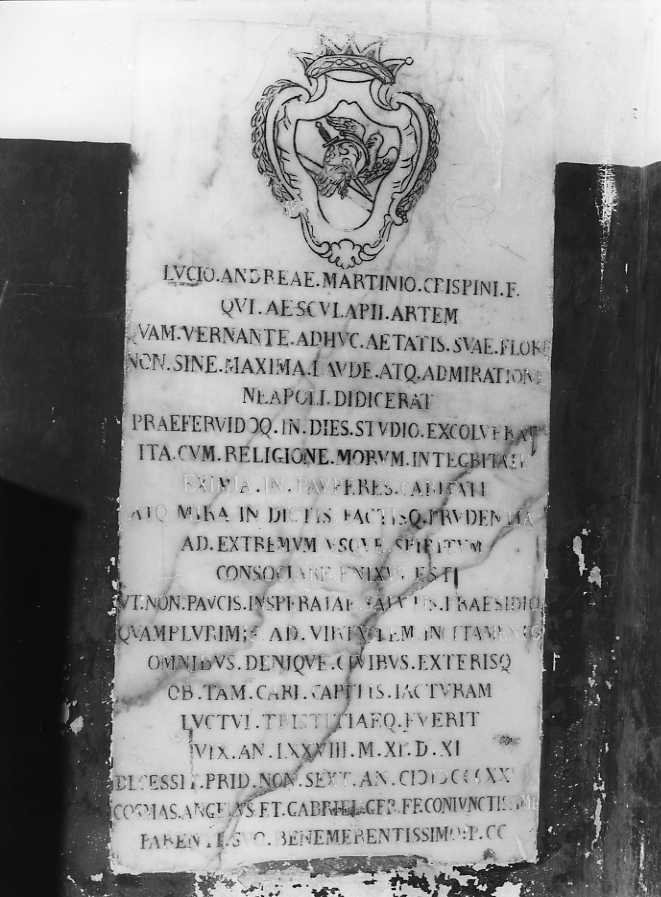 lastra tombale - bottega campana (sec. XIX)