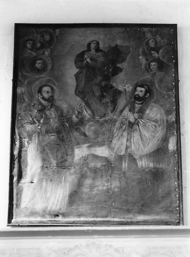 Madonna Immacolata e Santi (dipinto) - ambito campano (seconda metà sec. XVII)