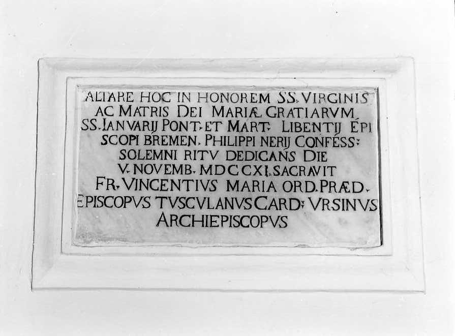 lastra - bottega campana (prima metà sec. XVIII)