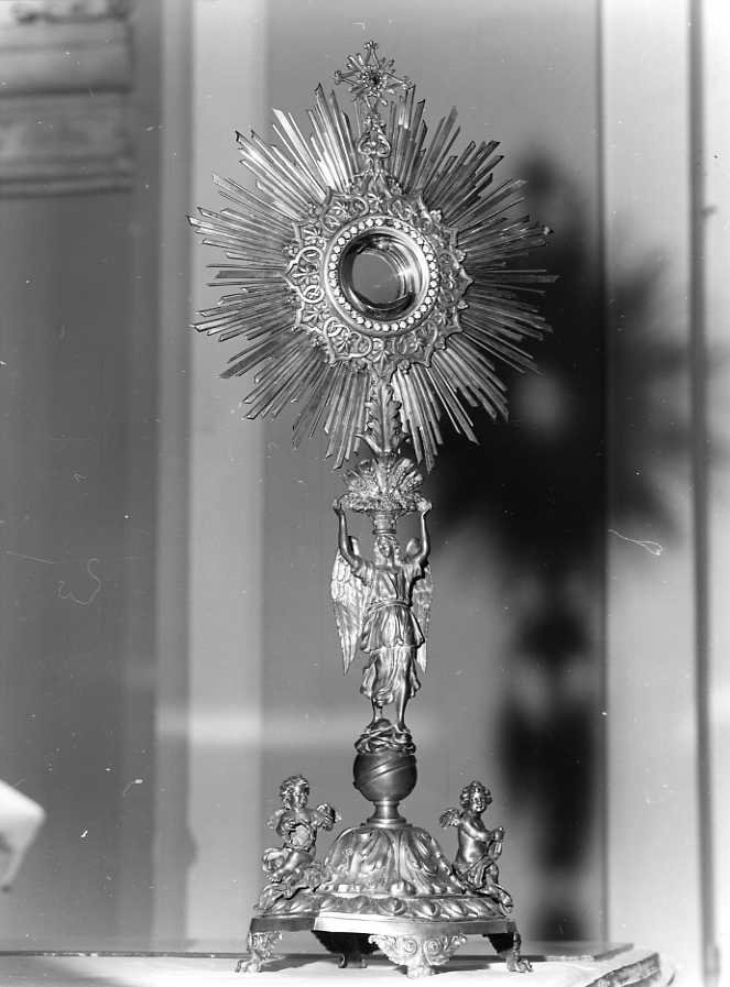 ostensorio - a raggiera - bottega napoletana (prima metà sec. XX)