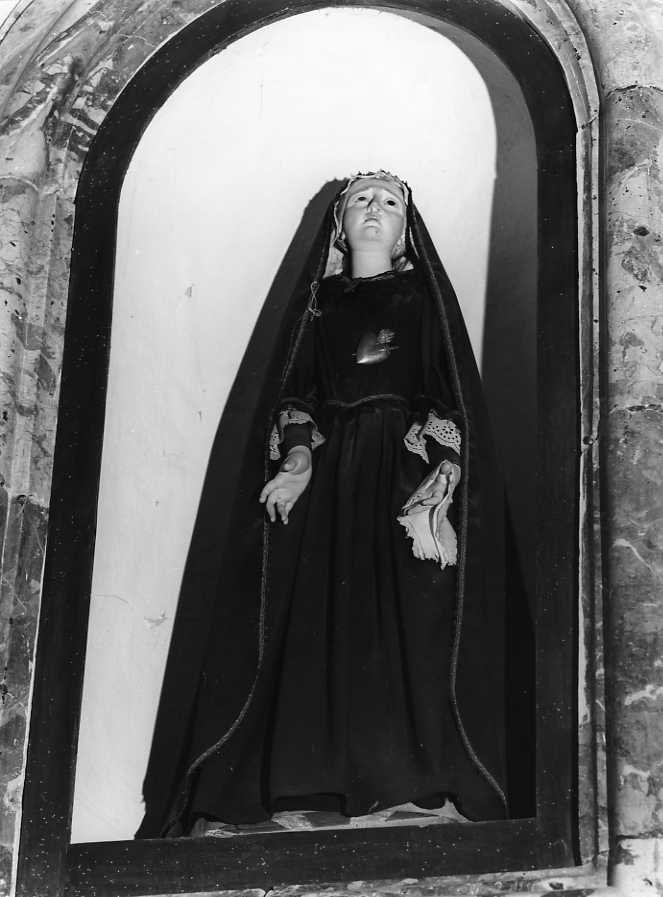 Madonna Addolorata (statua) - bottega campana (prima metà sec. XIX)