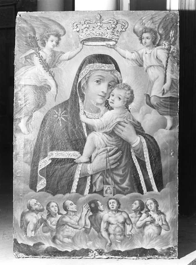Madonna con Bambino (dipinto) - ambito campano (prima metà sec. XVII)