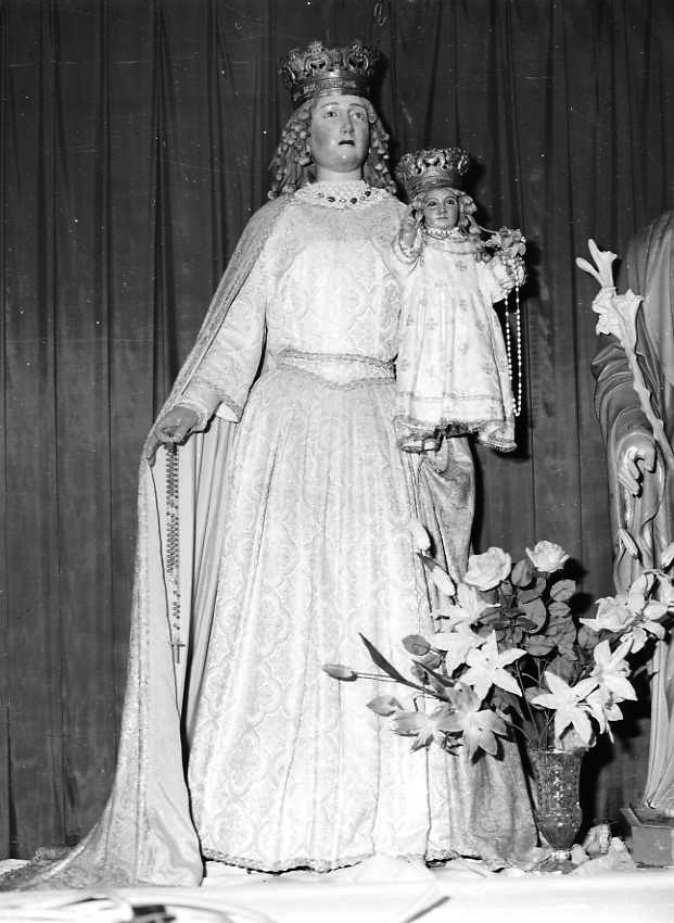 Madonna del Rosario (statua) - bottega campana (sec. XVIII)