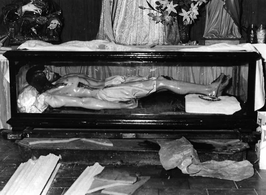 Cristo deposto dalla croce (statua) - bottega campana (sec. XVIII)