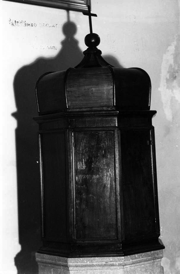 coperchio del fonte battesimale - bottega campana (sec. XVI)