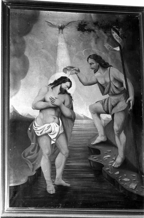 battesimo di Cristo (dipinto) - ambito campano (sec. XIX)