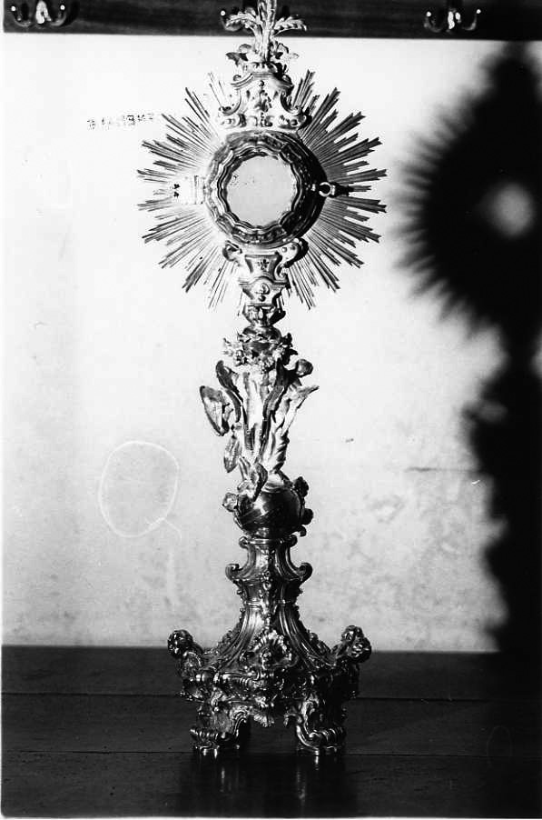 ostensorio - bottega campana (seconda metà sec. XVIII)