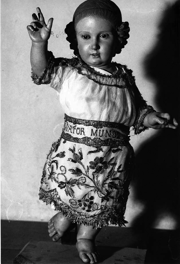 Cristo Salvatore (statuetta) - bottega campana (sec. XIX)