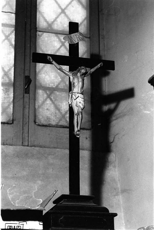 Cristo crocifisso (crocifisso) - bottega campana (sec. XIX)