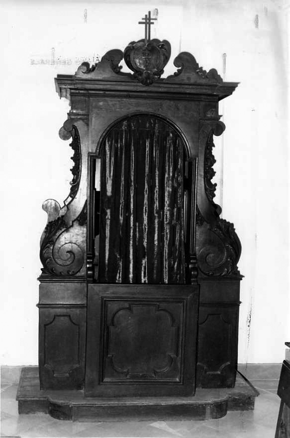 confessionale - bottega campana (sec. XVIII)