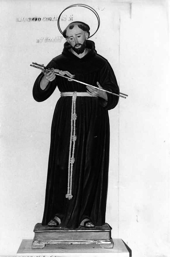 San Francesco d'Assisi (statua) - bottega campana (fine sec. XIX)