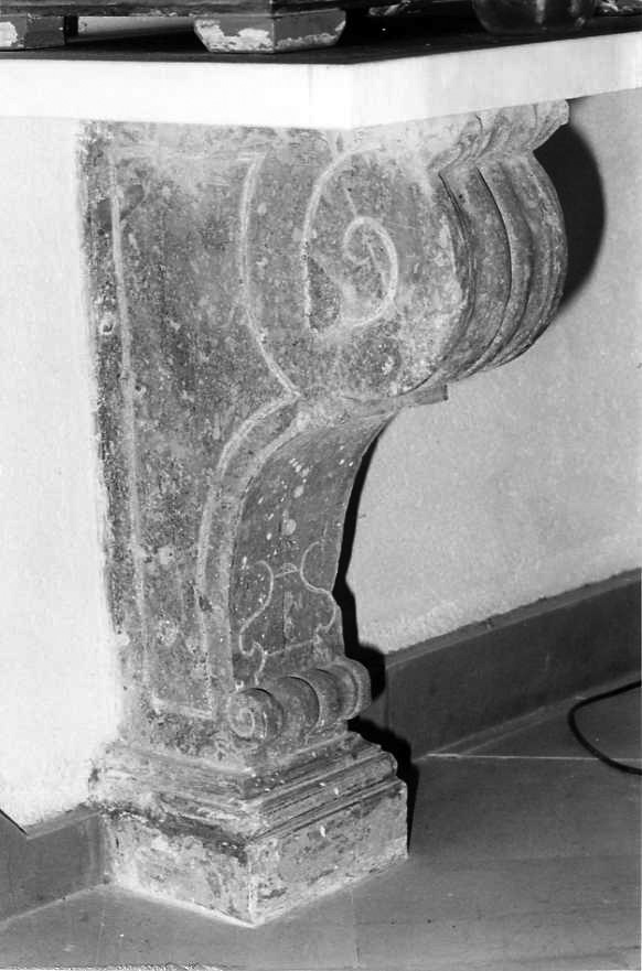 piedistallo - bottega campana (sec. XVIII)