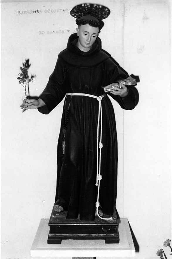 Sant'Antonio da Padova (statua) - bottega campana (sec. XIX)