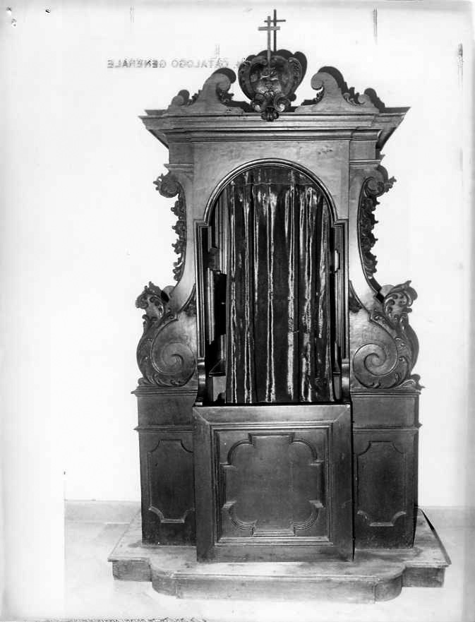 confessionale - bottega campana (sec. XVIII)