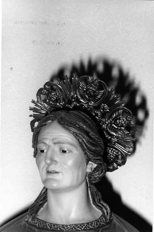 aureola di statua - bottega campana (sec. XVIII)