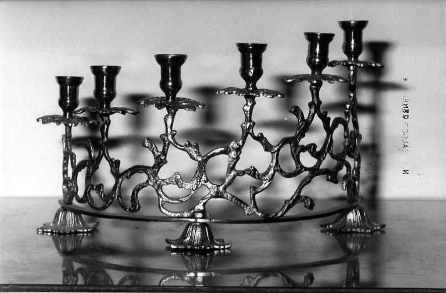 candelabro, serie - bottega campana (sec. XIX)