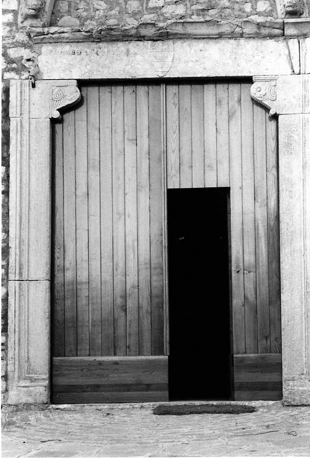 mostra di portale - bottega campana (sec. XVI)