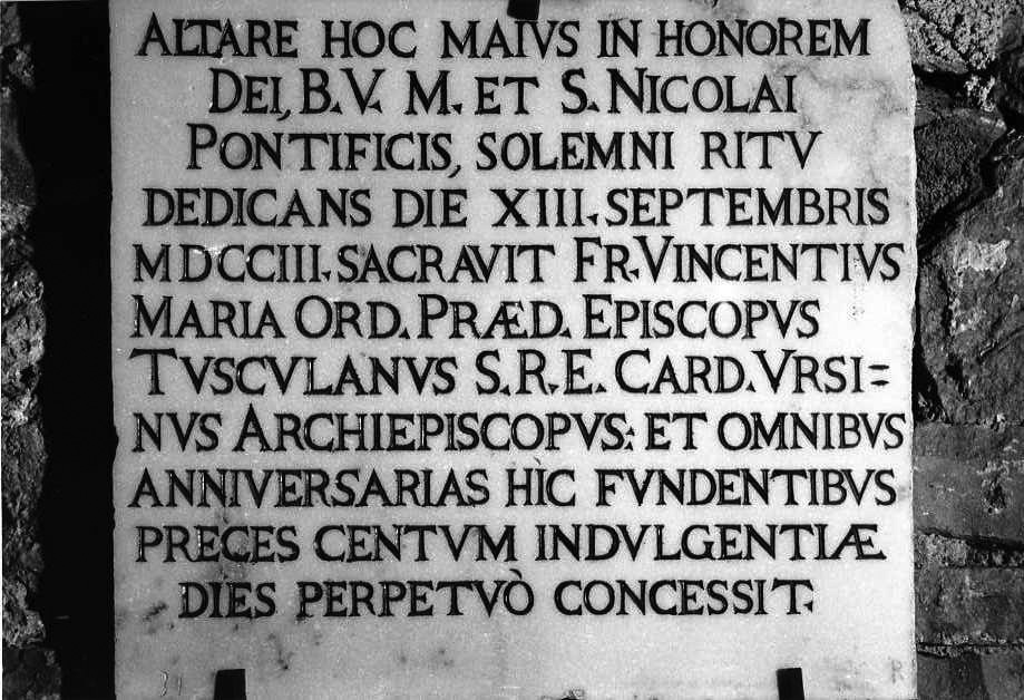 lapide - bottega campana (sec. XVIII)