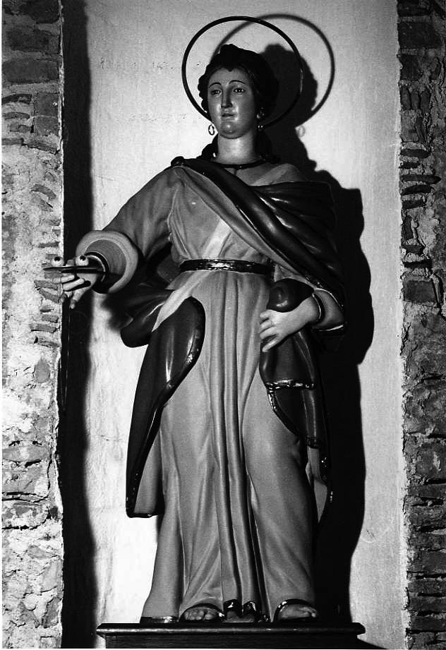 Santa Lucia (statua) - bottega campana (inizio sec. XIX)