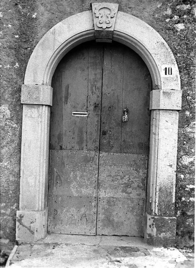 mostra di portale - bottega campana (sec. XIX)