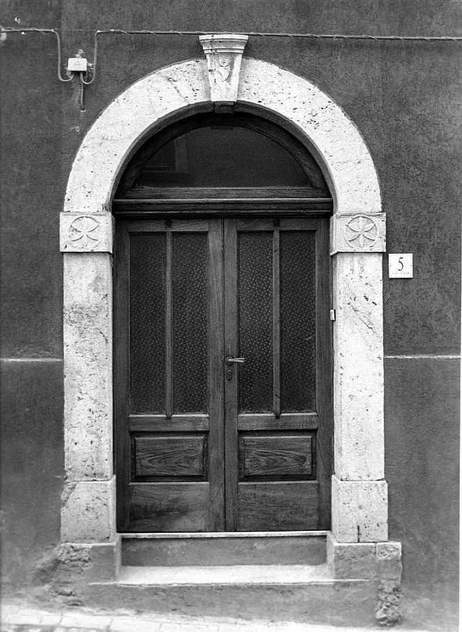 mostra di portale - bottega campana (sec. XIX)