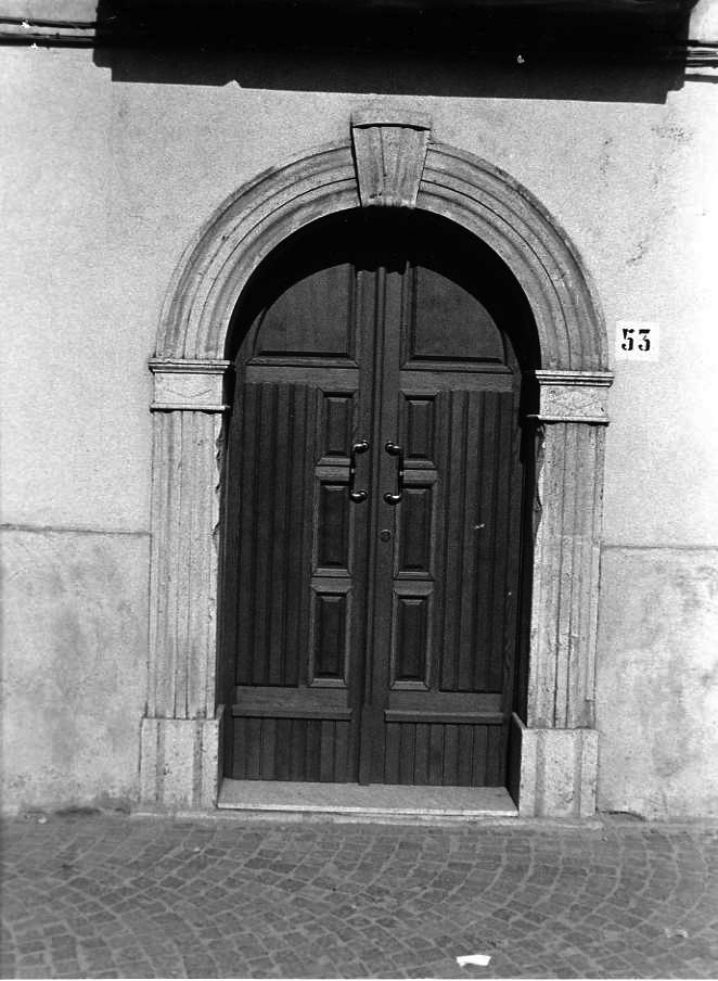 mostra di portale - bottega campana (seconda metà sec. XIX)