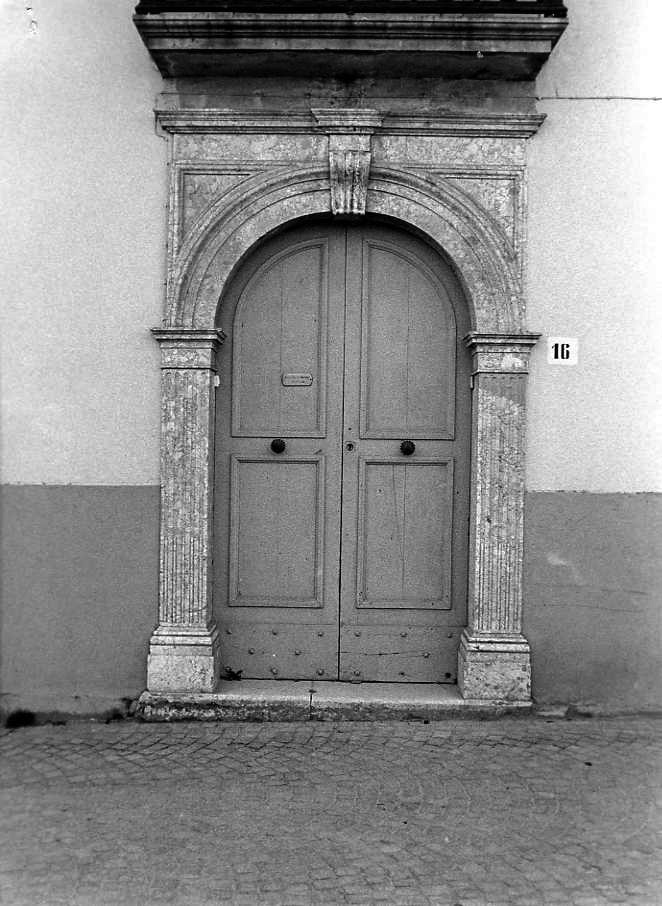 mostra di portale - bottega campana (sec. XIX)