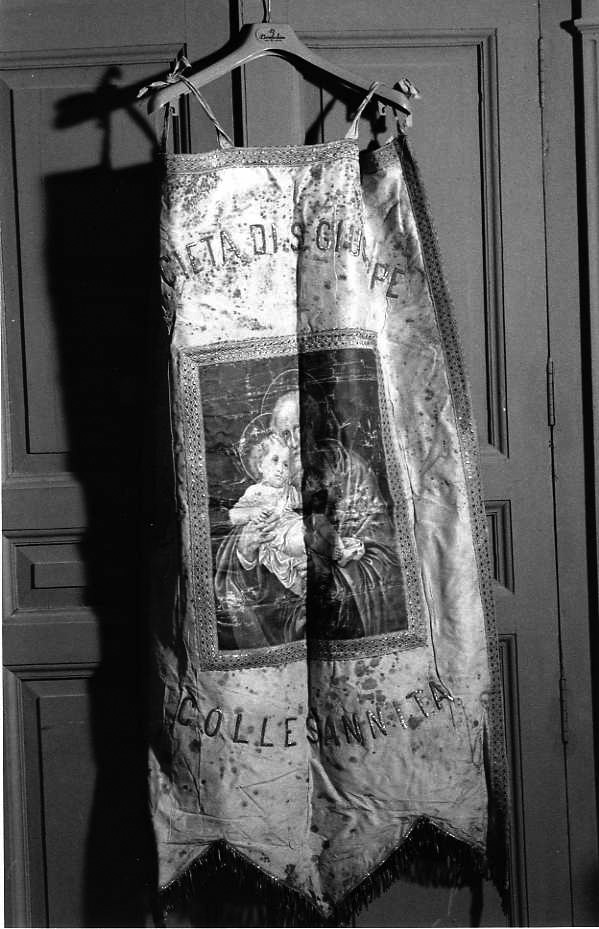 San Giuseppe (stendardo processionale) - manifattura campana (sec. XIX)