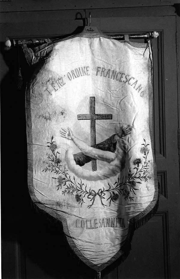 stendardo processionale - manifattura campana (inizio sec. XX)