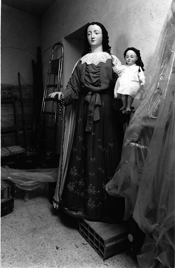 Madonna con Bambino (statua) - bottega campana (fine sec. XVIII)