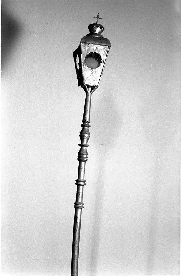 lanterna processionale, serie - bottega campana (sec. XIX)