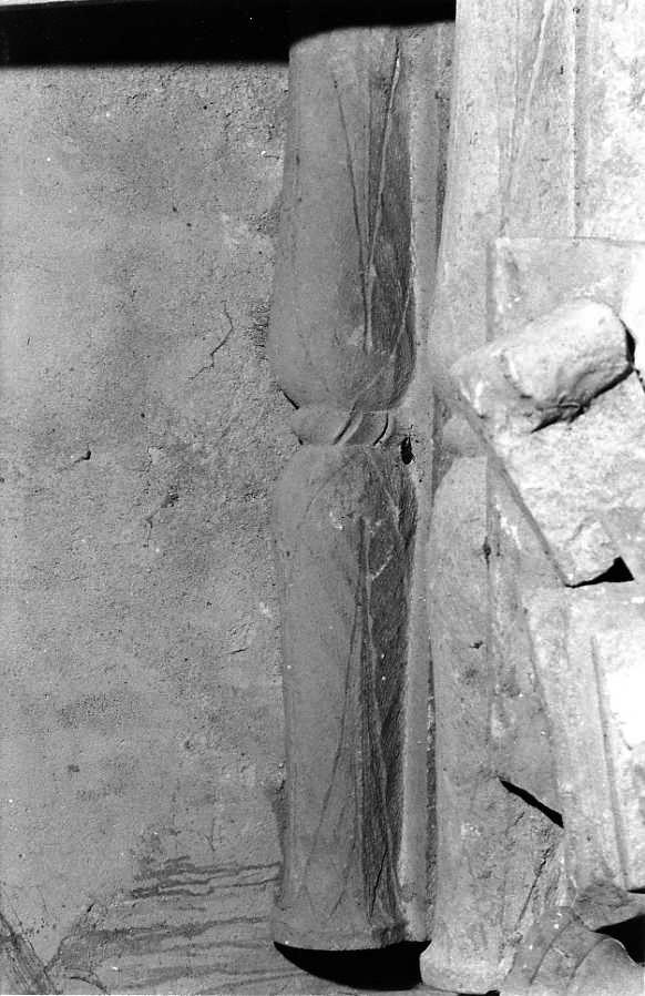 balaustrata, frammento - bottega campana (sec. XVIII)