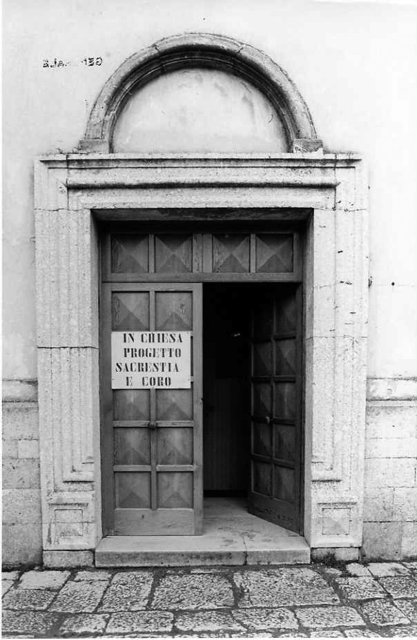 mostra di portale - bottega campana (sec. XVIII)