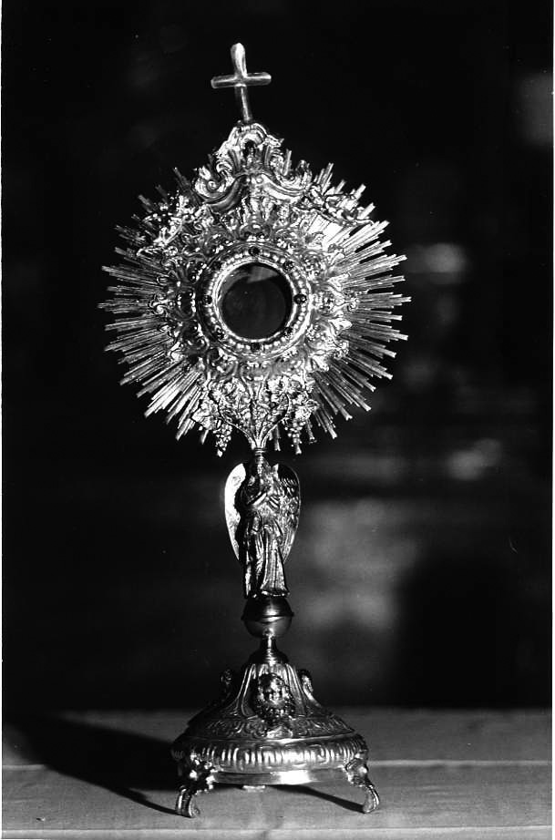 ostensorio - bottega campana (sec. XX)