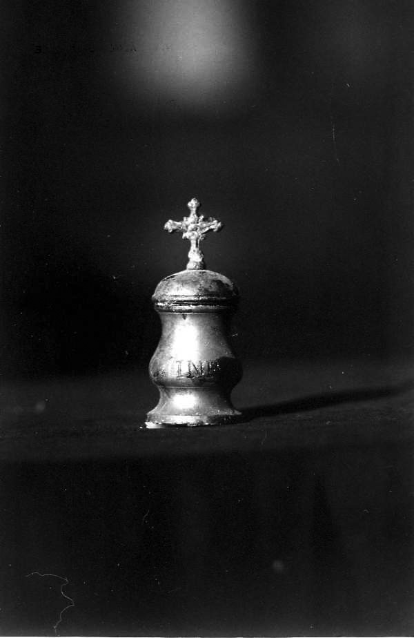 vasetti per oli santi - bottega campana (sec. XIX)