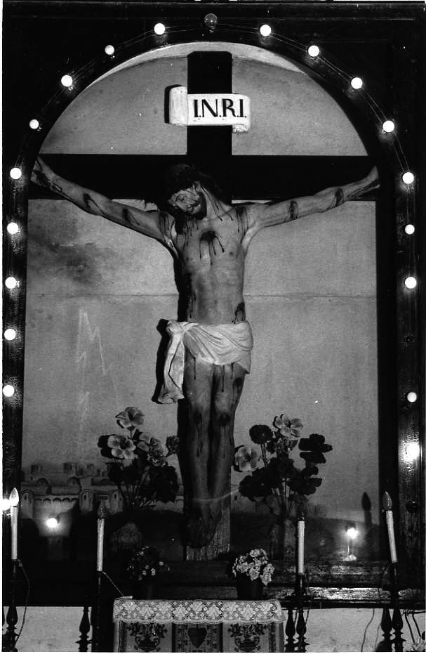 Cristo crocifisso (crocifisso) - bottega campana (sec. XVIII)