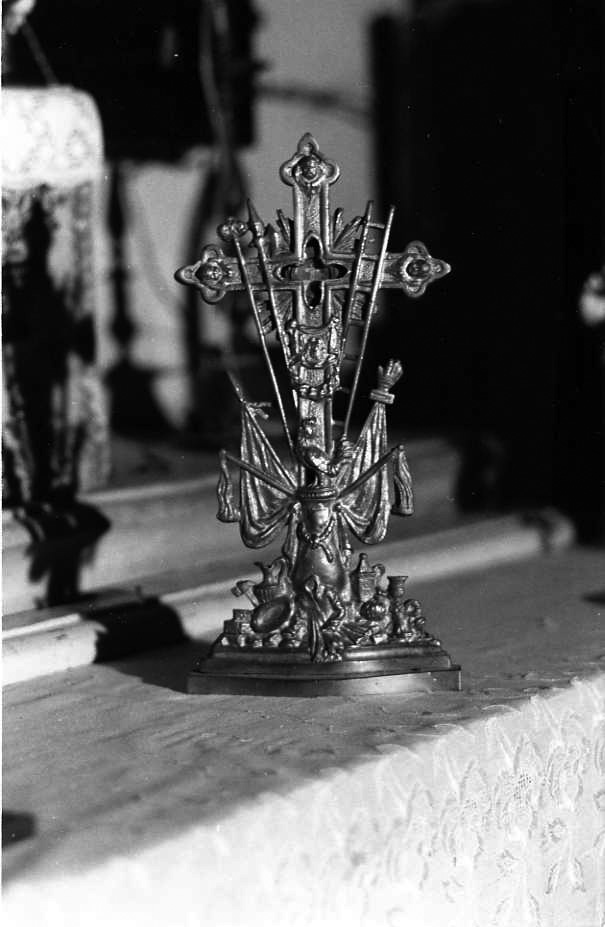 reliquiario - a calice - bottega campana (fine sec. XIX)